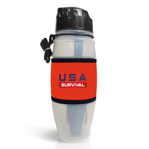 USA Survival Water Filtration Bottle